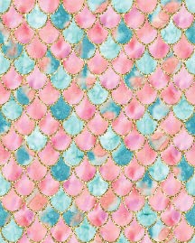 Dreamlike Mermaid Fish Scale-29