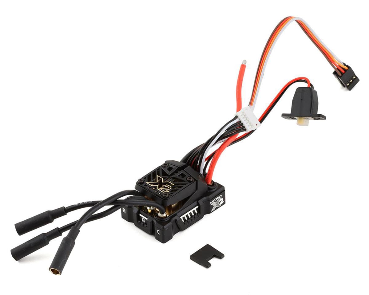Castle Creations Mamba Micro X2 ESC for 1/14, 1/16 Scale RC Cars & Crawlers - Waterproof Brushless Motor Speed Controller (Perfect for Off-Road Racing, Rock Crawling & RC Hobby Upgrades)