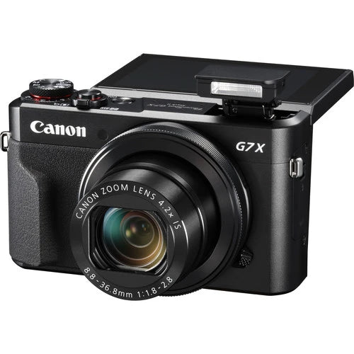 Canon PowerShot G7 X Mark II Digital Camera 20.1MP 4.2x Zoom - Vlogging, Travel & Street Photography Camera with 4K Video & Flip Touch Screen