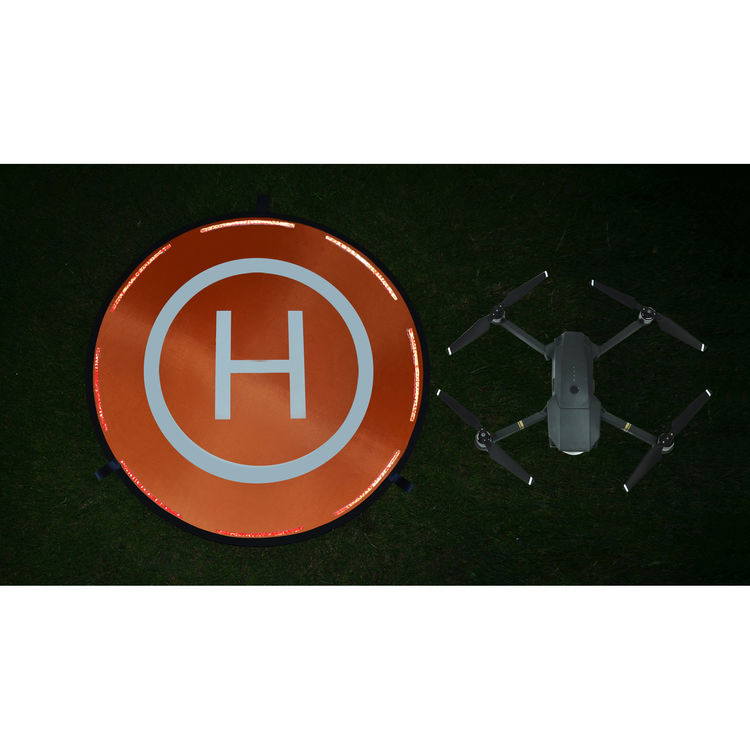 PGYTECH 55CM Foldable Landing Pad for DJI Mavic, Mini, Air Drones - Waterproof & Portable Helipad for Safe Takeoff/Landing - Perfect for Outdoor, Travel, Aerial Photography