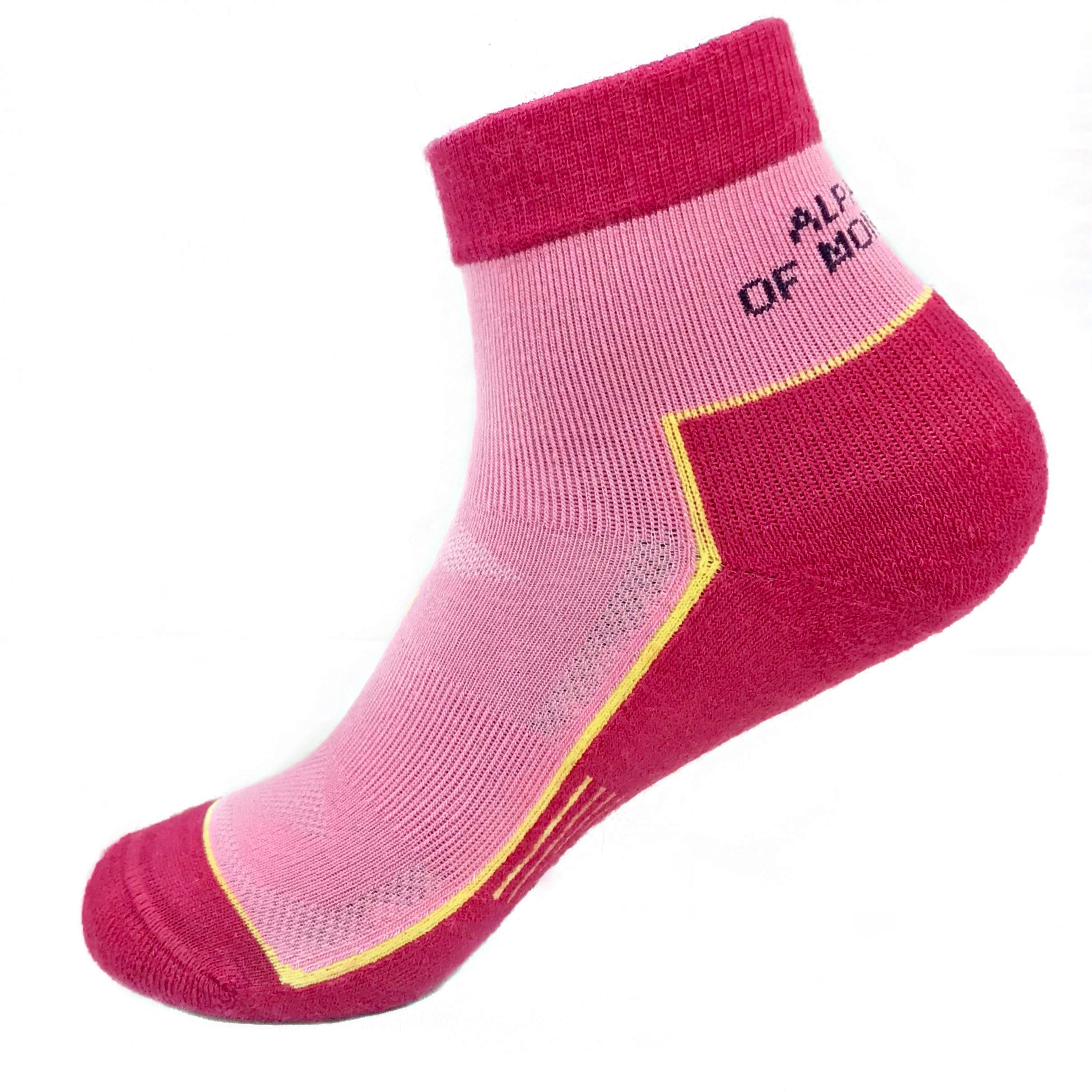 Premium Alpaca Wool Ankle Hiking Socks for Women - Moisture Wicking, Reinforced Toe & Heel with Arch Support - Perfect for Outdoor Adventures, Trekking & Camping