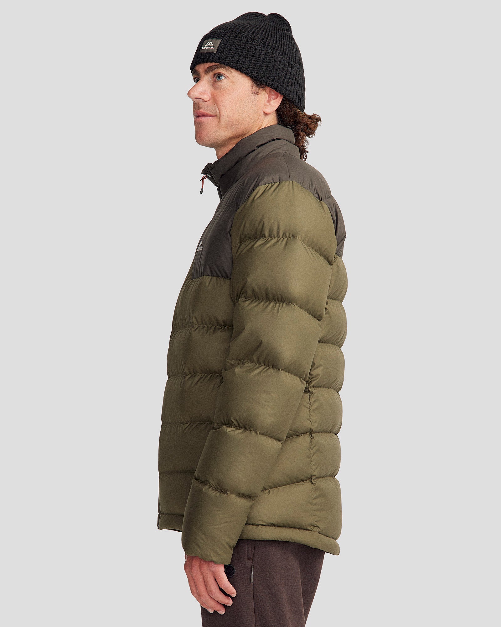 Men's Epiq Down Jacket - Dark Moss/Light Moss - Warm Winter Coat for Outdoor Activities & Casual Wear