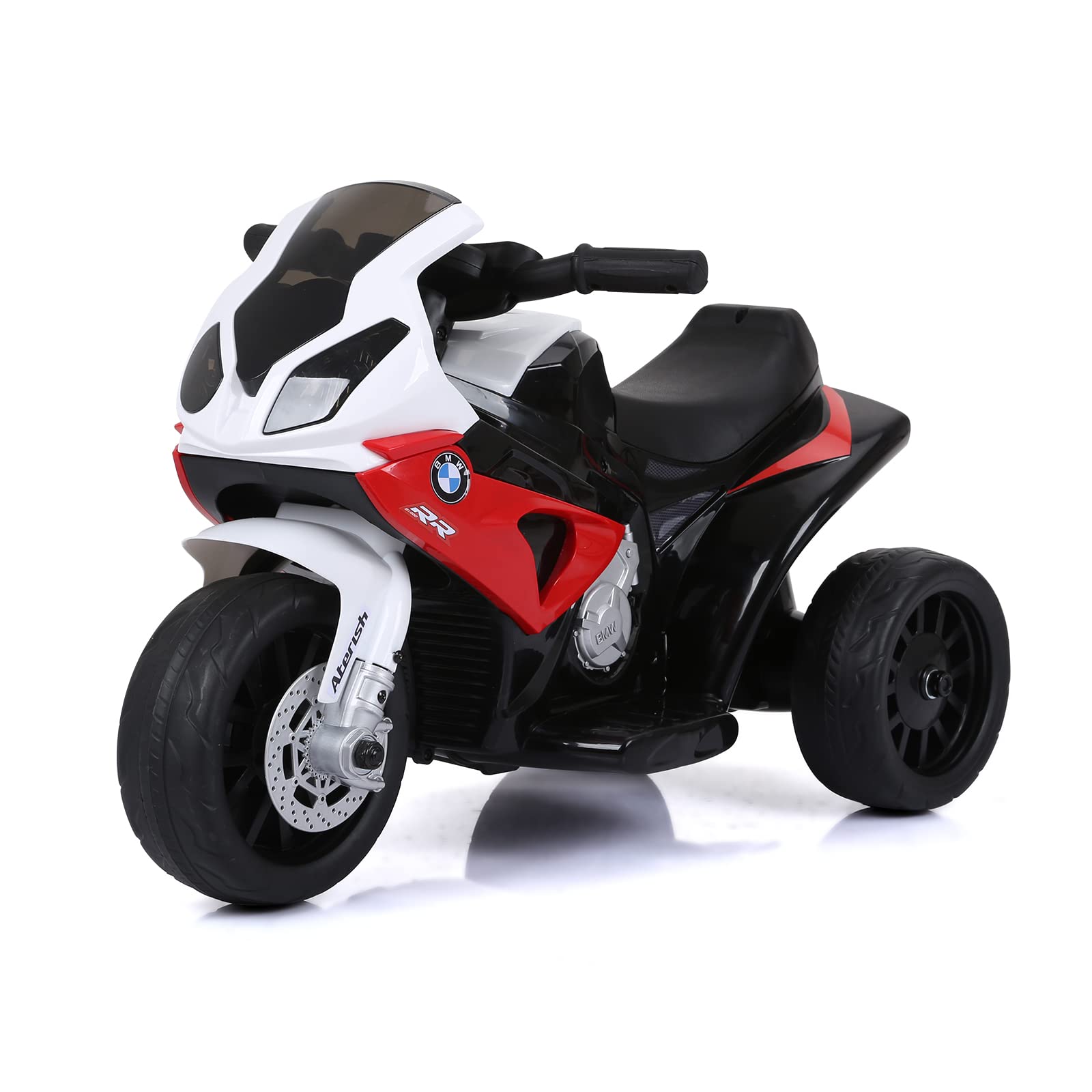 **6V Kids Electric Motorcycle - 3 Wheel Ride-On Chopper Toy for Toddlers 18-36 Months, Off-Road Trike with USB Port, LED Lights, Music & Spring Suspension - Perfect Birthday Gift for Boys & Girls (Red) - Great for Indoor Play, Outdoor Adventures & Backyard Fun**