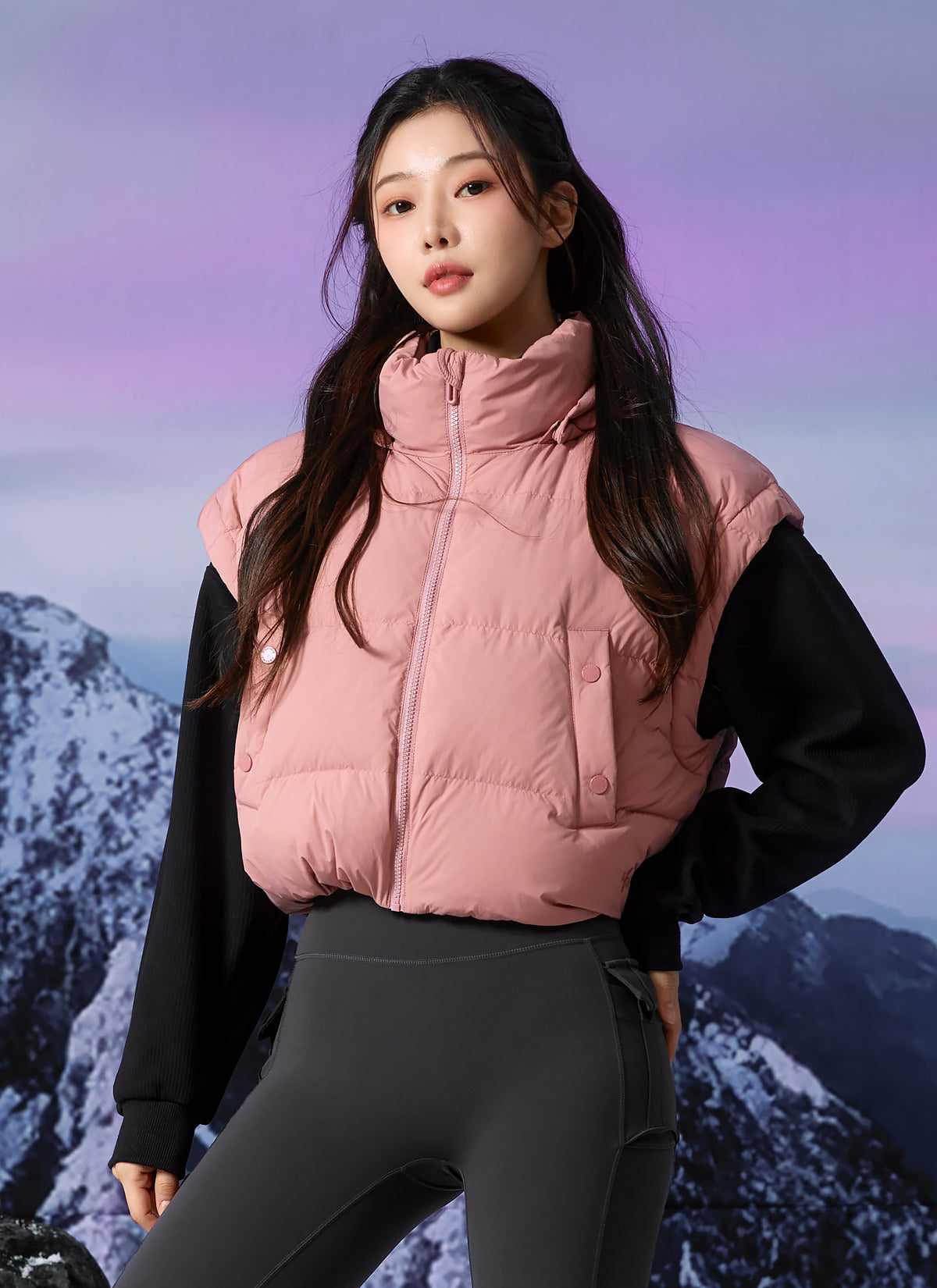 Detachable Hooded Goose Down Vest for Men & Women - Lightweight Warm Winter Jacket for Outdoor Activities, Hiking, and Travel