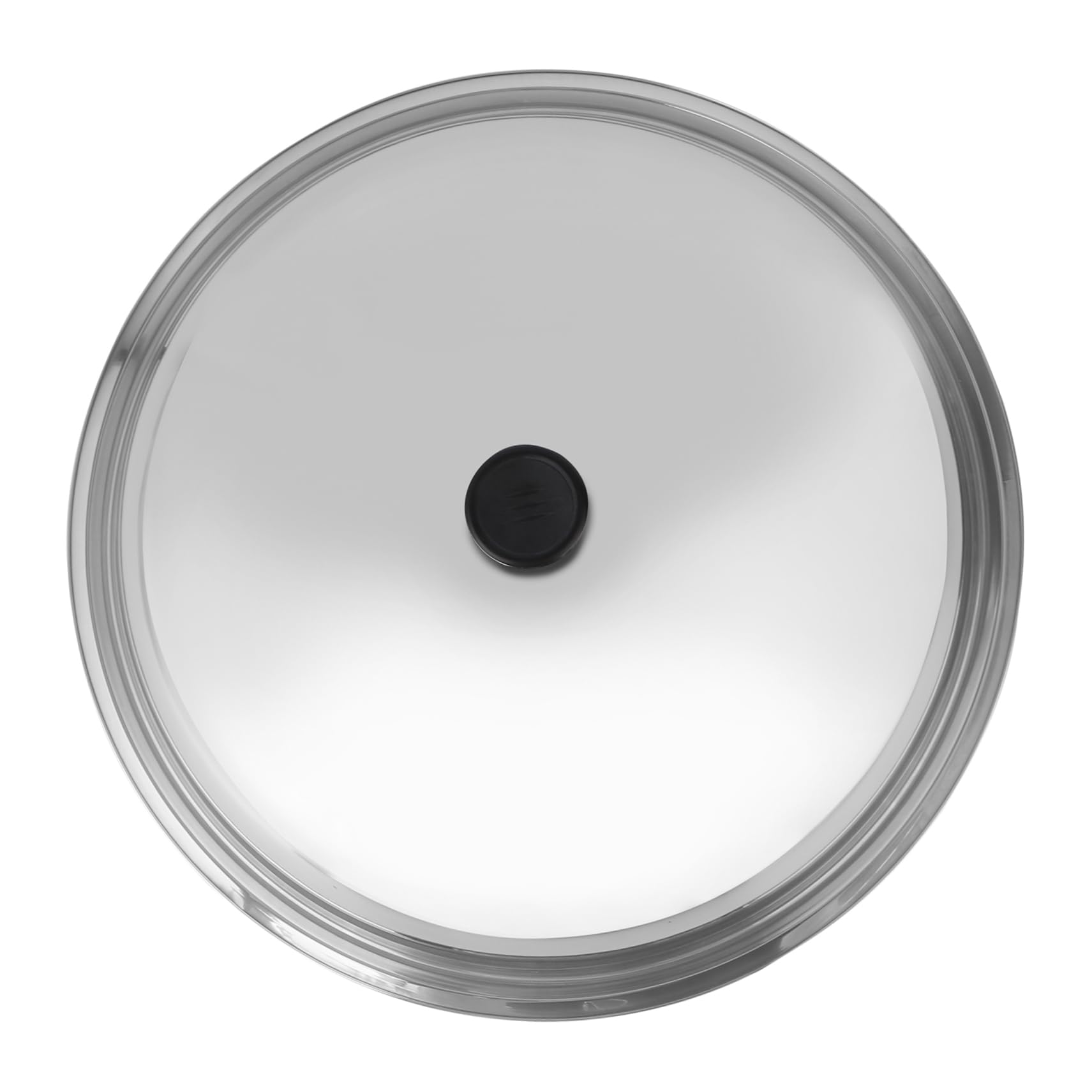 OSALADI Universal Cooking Pot Lid - Heat Resistant, Anti-Scald Wok Cover for Teppanyaki, Skillet & Cookware - Fits Most Pots (Random Knob Color) - Ideal for Indoor & Outdoor Cooking, Camping, BBQ & Kitchen Use