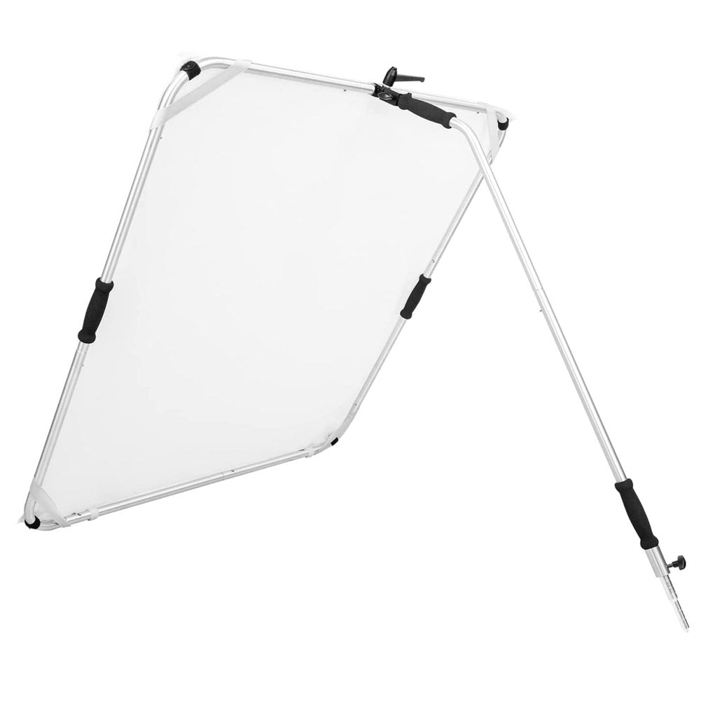 5-in-1 Square Metal Flag Panel Reflector Set with Boom Arm (100cm x 100cm) - Professional Photography Lighting Kit for Studio, Portrait & Product Shoots