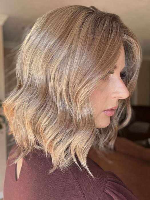 Charlotte | Synthetic Lace Front Wig with Mono Part - Natural Looking Human Hair Replacement for Women | Perfect for Cosplay, Daily Wear & Special Occasions