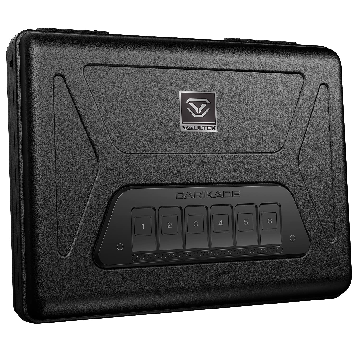 Vaultek Barikade Series 2 Compact Pistol Safe - Secure Handgun Storage with Lid Organizer | Home & Car Gun Safe for Pistols & Valuables | Quick Access for Emergency Protection