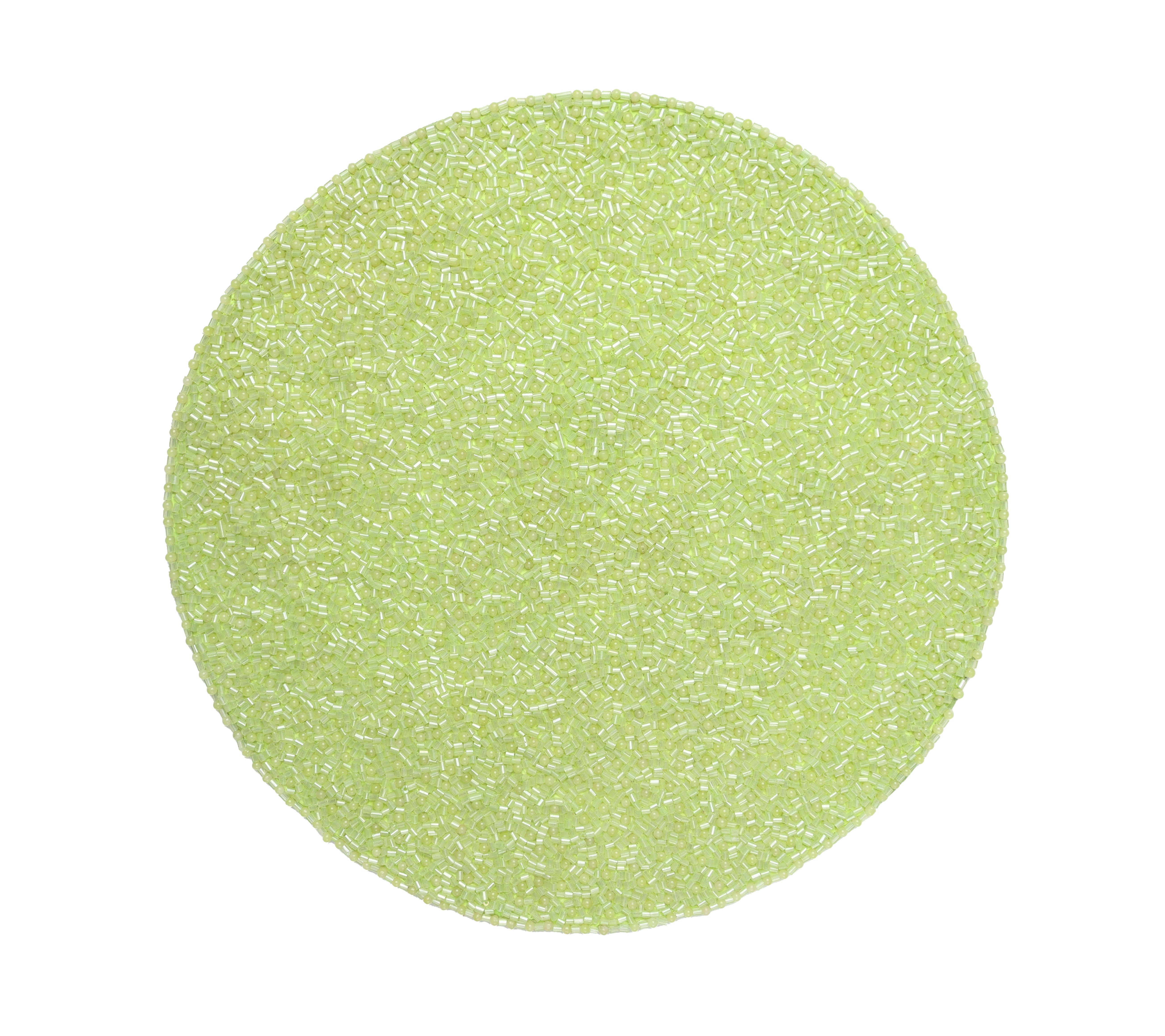 Eco-Friendly Green Perennial Placemats Set of 4 - Durable & Stylish Table Mats for Dining Room, Kitchen, or Outdoor Entertaining