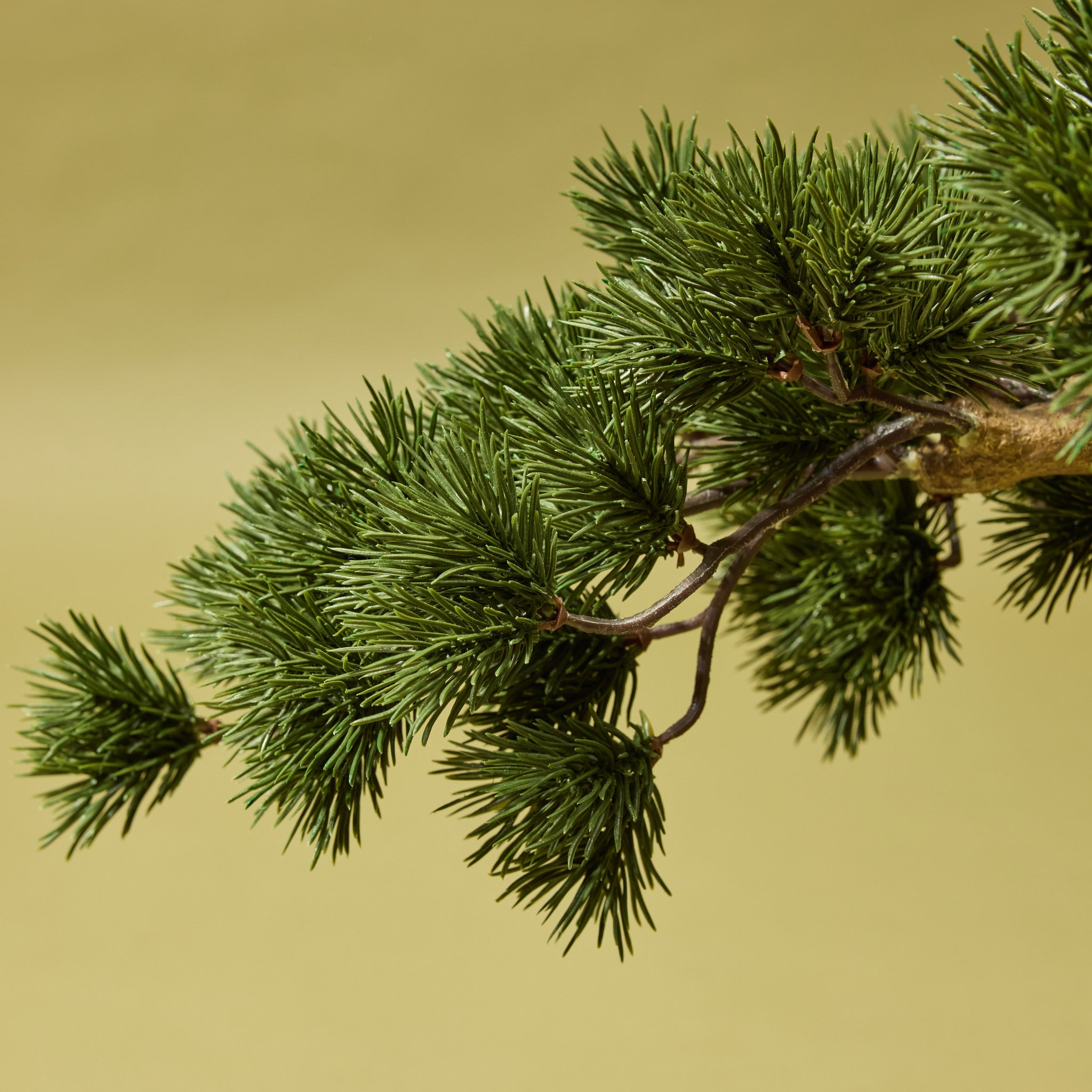 Artificial Pine Bonsai Tree in Decorative Pot - 21.6 Inch Tall Indoor/Outdoor Fake Plant for Home Office Decor, Zen Garden, and Tabletop Display
