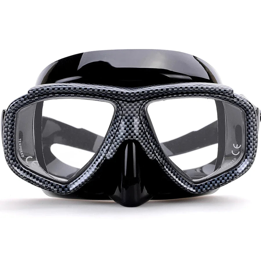Aleefa Unisex Anti-Fog Swim Goggles with Tempered Glass Lens for Myopia - Comfortable Silicone Frame for Swimming, Snorkeling & Water Sports