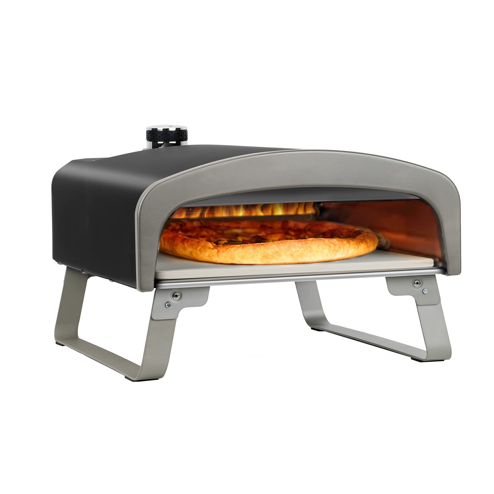 Portable Gas Pizza Oven for Outdoor Cooking - 13x13 Inch Pizza Stone Included | Backyard Pizza Maker for Parties, Camping & Picnics | Perfect Outdoor Kitchen Accessory & Gift Idea (Model PS100)