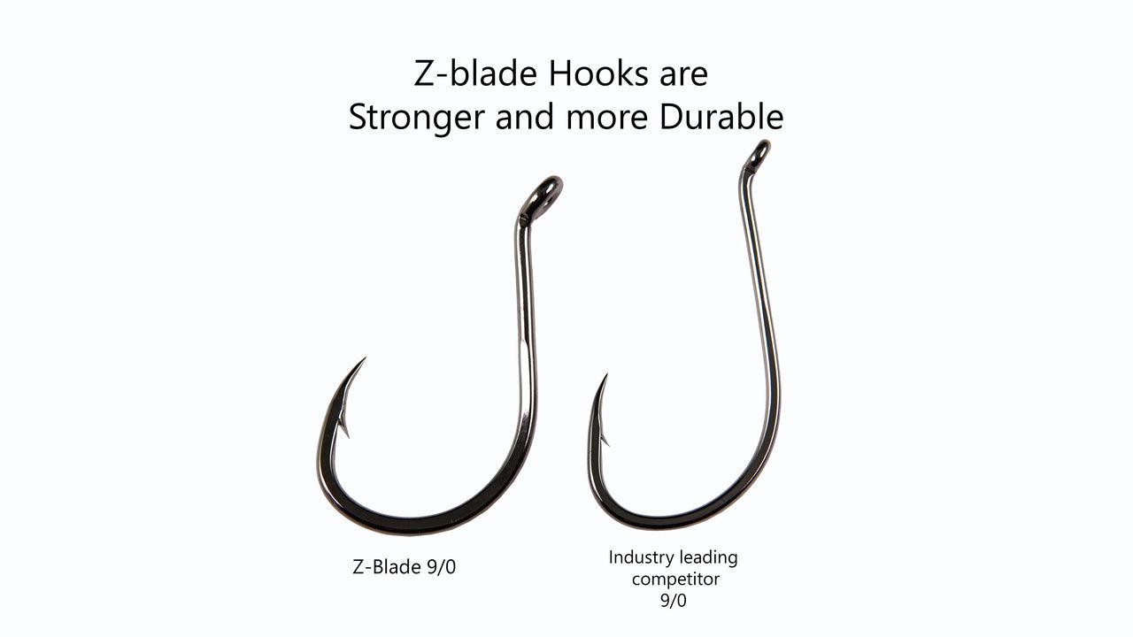 Jigging World Zblade Octopus Hooks - Premium Saltwater Fishing Hooks for Squid, Octopus & Bottom Fishing | Ideal for Deep Sea, Surf & Kayak Angling