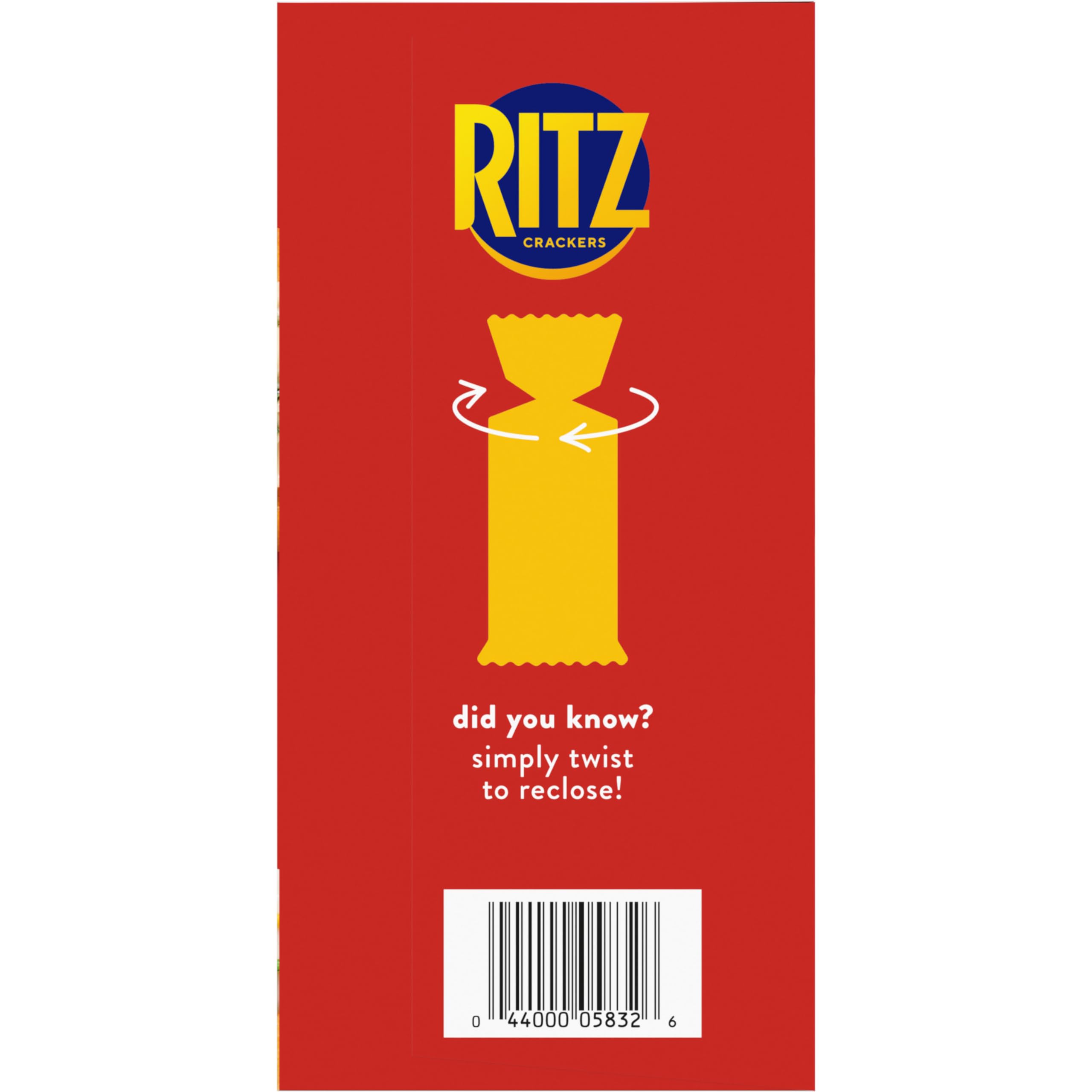 RITZ Original Crackers - Family Pack (6-27.4 oz) | Bulk Snacks for Kids & Adults | Perfect for School Lunches, Office Snacks & Party Platters | Delicious Buttery Flavor | Crunchy Baked Crackers