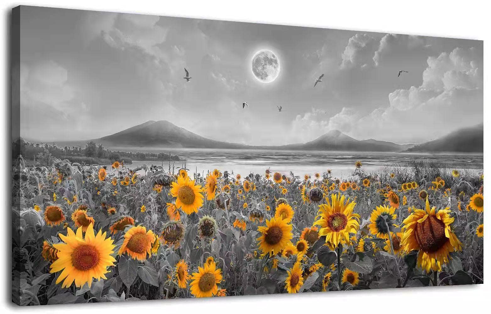 Sunflower Wall Art Canvas Print - Large 24