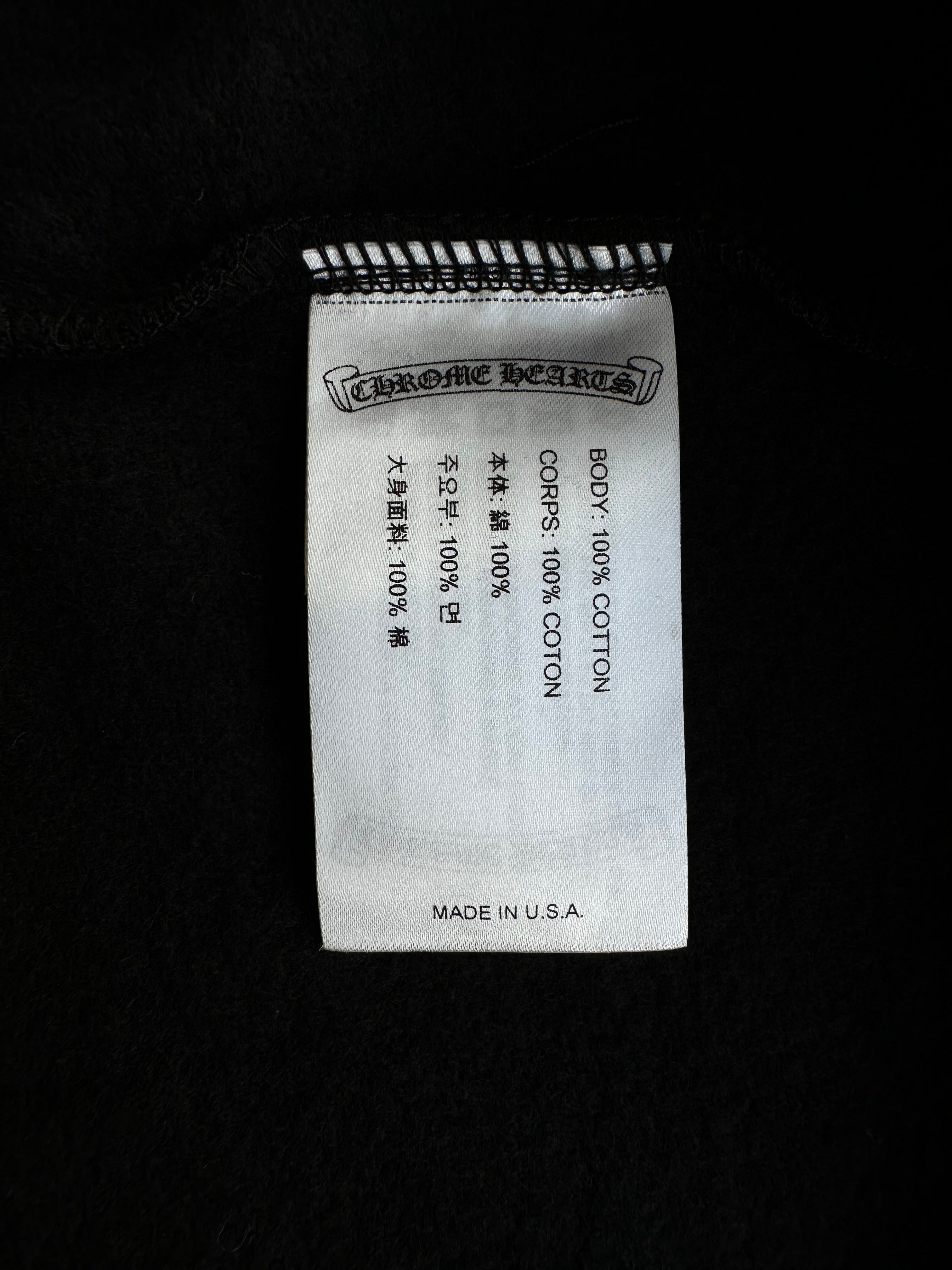 Chrome Hearts Black & White T-Bar Logo Hoodie for Men & Women | Streetwear Fashion | Casual Wear & Urban Style