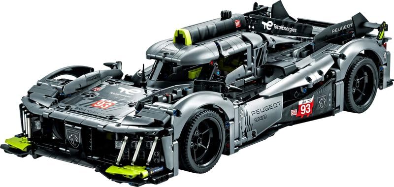 LEGO 42156 Technic Peugeot 9X8 24H Le Mans Hybrid Hypercar - 1:10 Scale Advanced Racing Car Model for Adults, Collector's Edition | Perfect for Display, Racing Enthusiasts & Gift Giving