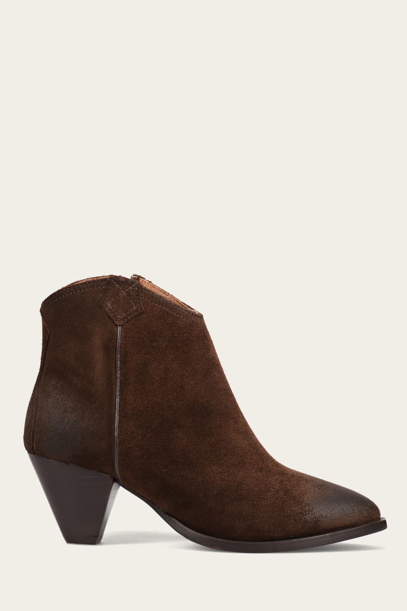 Vintage June Western Shootie Boots - Authentic Pre-Owned Cowgirl Ankle Boots for Women | Perfect for Country Rodeo, Line Dancing & Western Fashion