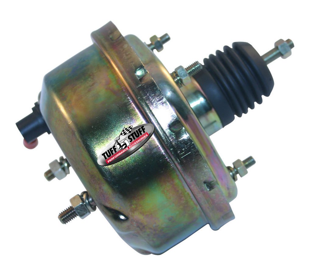 Tuff Stuff TUFF-STUFF 2221NB 7-Inch Single Diaphragm Brake Booster Gold Zinc Plated - Perfect for Car Restoration & Performance Upgrades