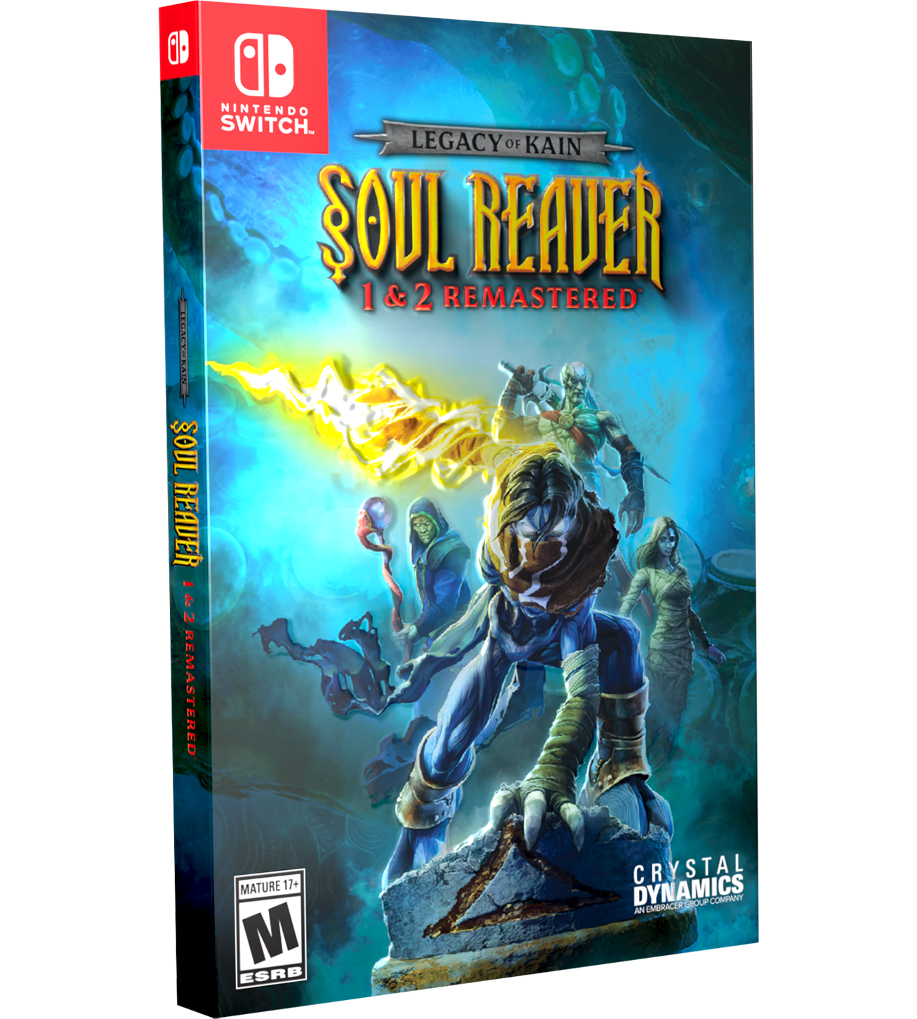 Legacy of Kain™ Soul Reaver 1 & 2 Remastered Standard Edition - Nintendo Switch, PS5, Xbox Series X|S - Classic Action-Adventure Game for Horror & Fantasy Fans - Perfect for Retro Gaming Nights and Dark Fantasy Enthusiasts