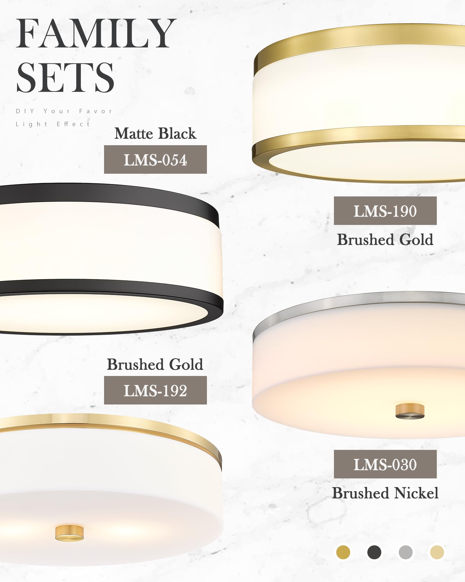 Modern Flush Mount Ceiling Light 16