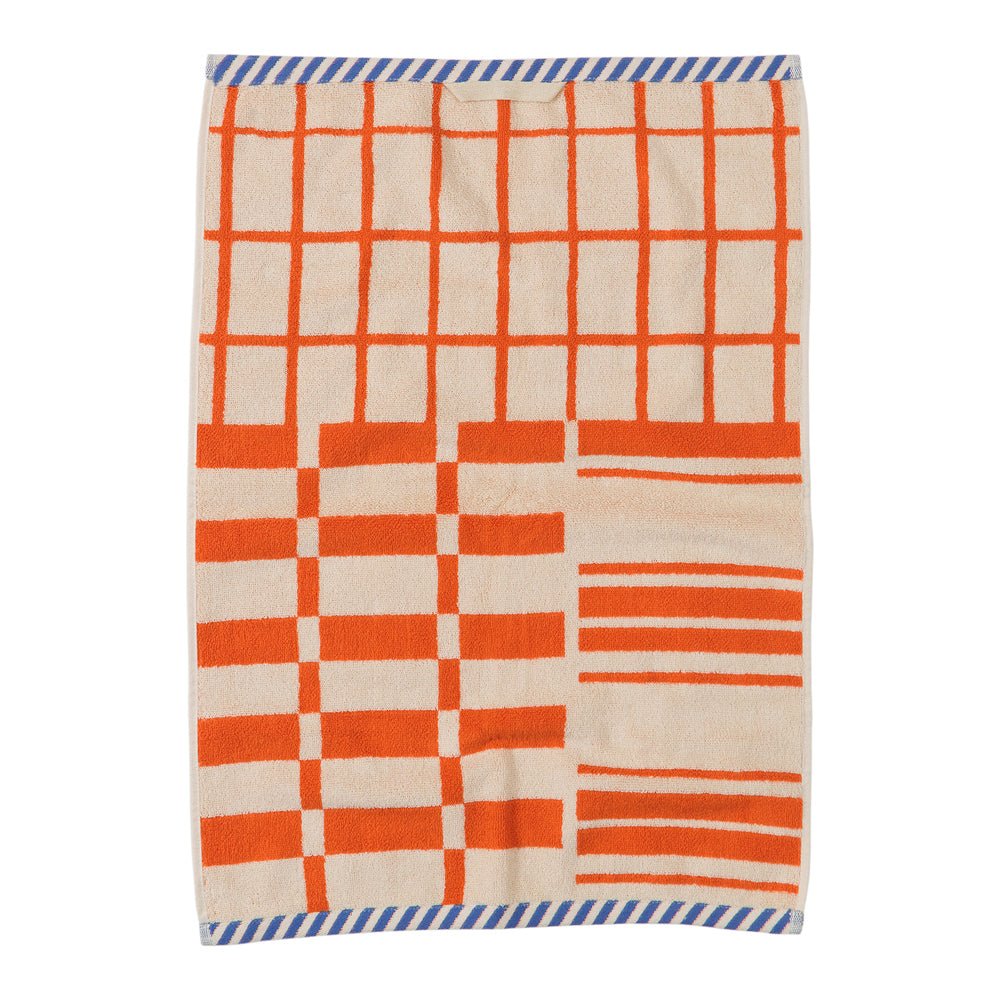 Premium Fresno Hand Towel Set - Soft & Absorbent Kitchen Towels, Dish Towels & Tea Towels - Perfect for Cooking, Baking & Kitchen Cleaning (Paprika Color)