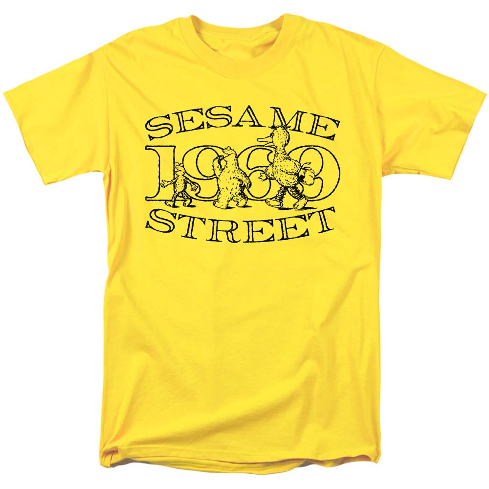 Sesame Street Friend Stroll Unisex T-Shirt for Adults - Casual Cotton Tee for Men & Women | Perfect for Everyday Wear, Gifts & Fan Merchandise