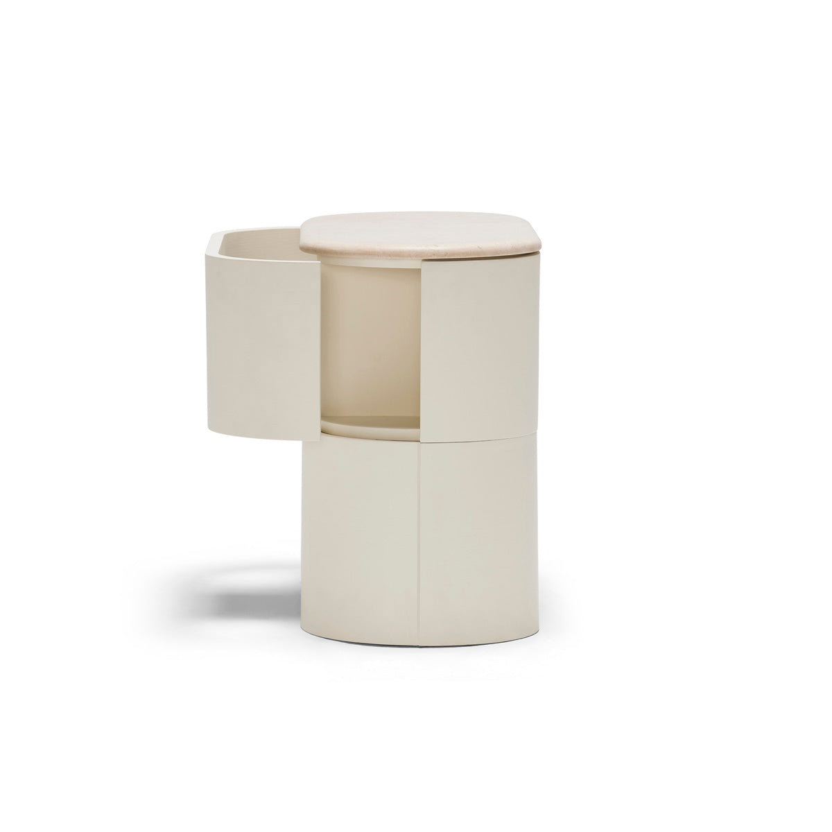 Modern Nightstand with USB Ports and Drawer - Stylish Bedside Table for Bedroom, Living Room, or Office - Perfect for Storing Books, Lamps, and Essentials