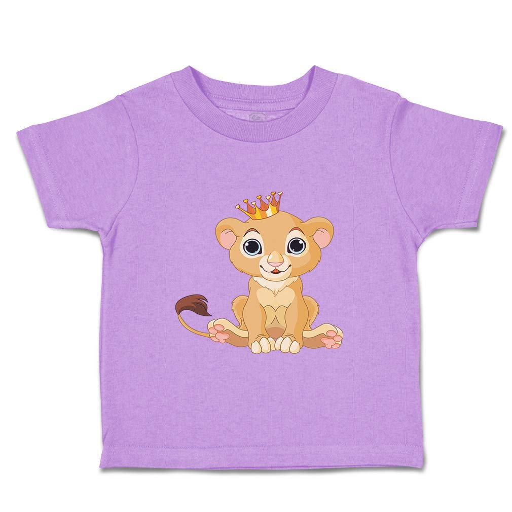 Custom Baby & Toddler Lion Print Cotton T-Shirts - Soft Animal Themed Clothes for Boys & Girls - Perfect for Playdates, Birthday Parties & Everyday Wear