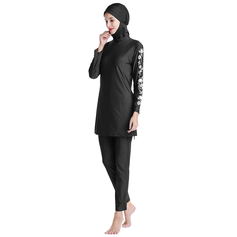 Modest Muslim Swimwear for Women - Full Coverage Islamic Burkini with Hijab & Swim Pants | Halal Beachwear for Swimming, Surfing & Water Activities