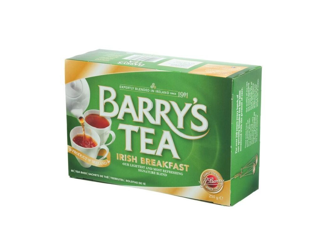 Barry's Irish Breakfast Tea Bags - 80 Count | Premium Black Tea for Morning Energy & Relaxation | Perfect for Home, Office, or Gifting