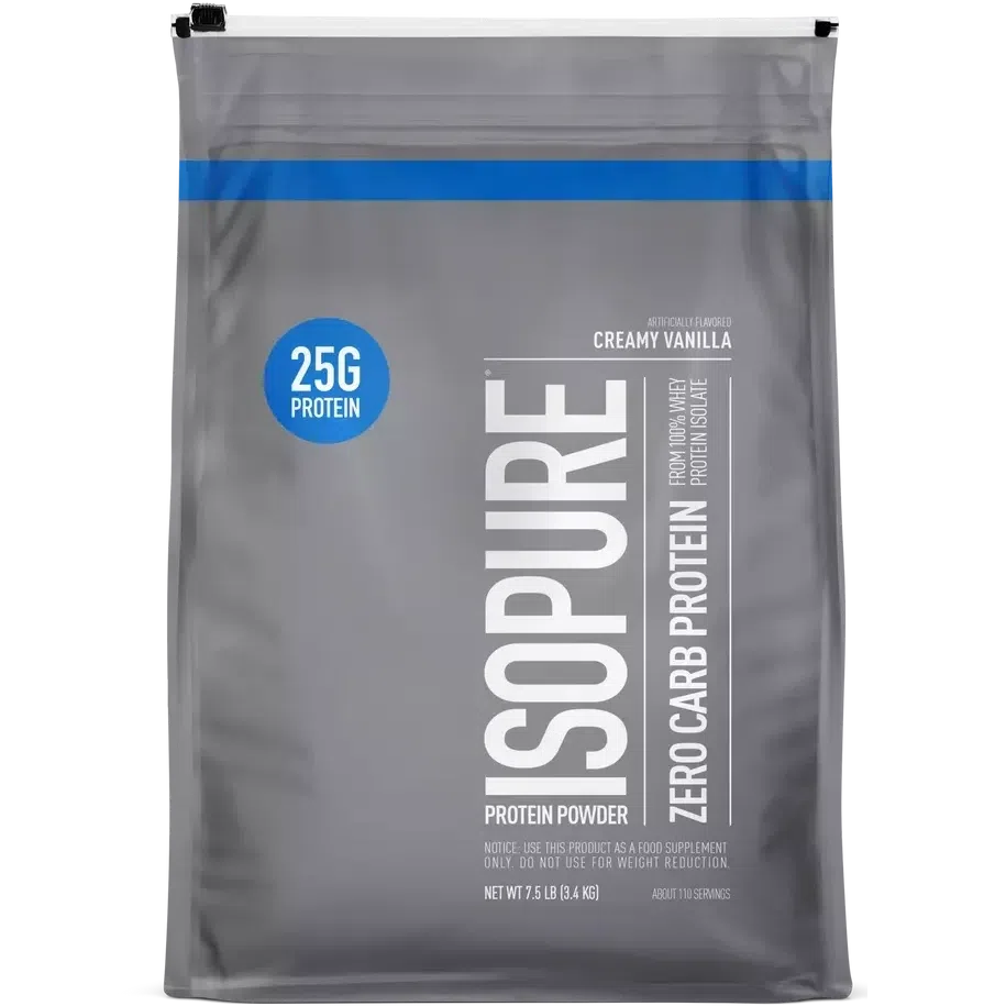 Isopure Zero Carb Whey Protein Powder - Low Carb, Keto Friendly, Gluten Free for Muscle Recovery & Weight Loss | Perfect for Post-Workout, Meal Replacement & Fitness Enthusiasts