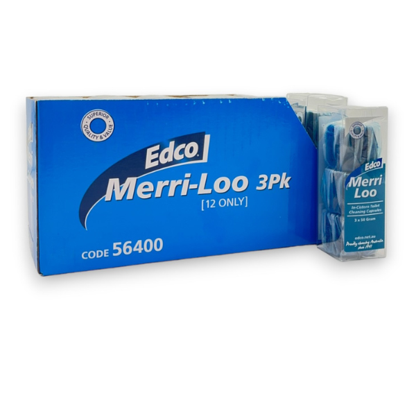 Edco Merri Loo In-Cistern Toilet Cleaner - Long-Lasting Freshness for Bathroom & Restroom Hygiene | Ideal for Homes, Hotels, and Offices