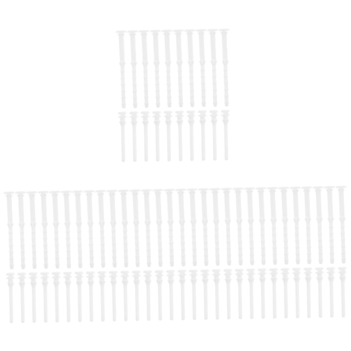 Mobestech 80-Piece Computer Case Fan Screw Kit - Black Silicone Rubber Rivets & Noise Absorption Pins for PC Radiator & Chassis Assembly | Perfect for Gaming PC Builds, Case Mods & DIY Computer Repairs