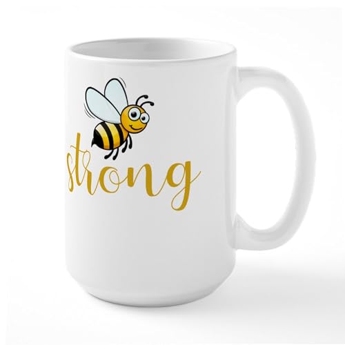 White - Bee Strong Mugs
