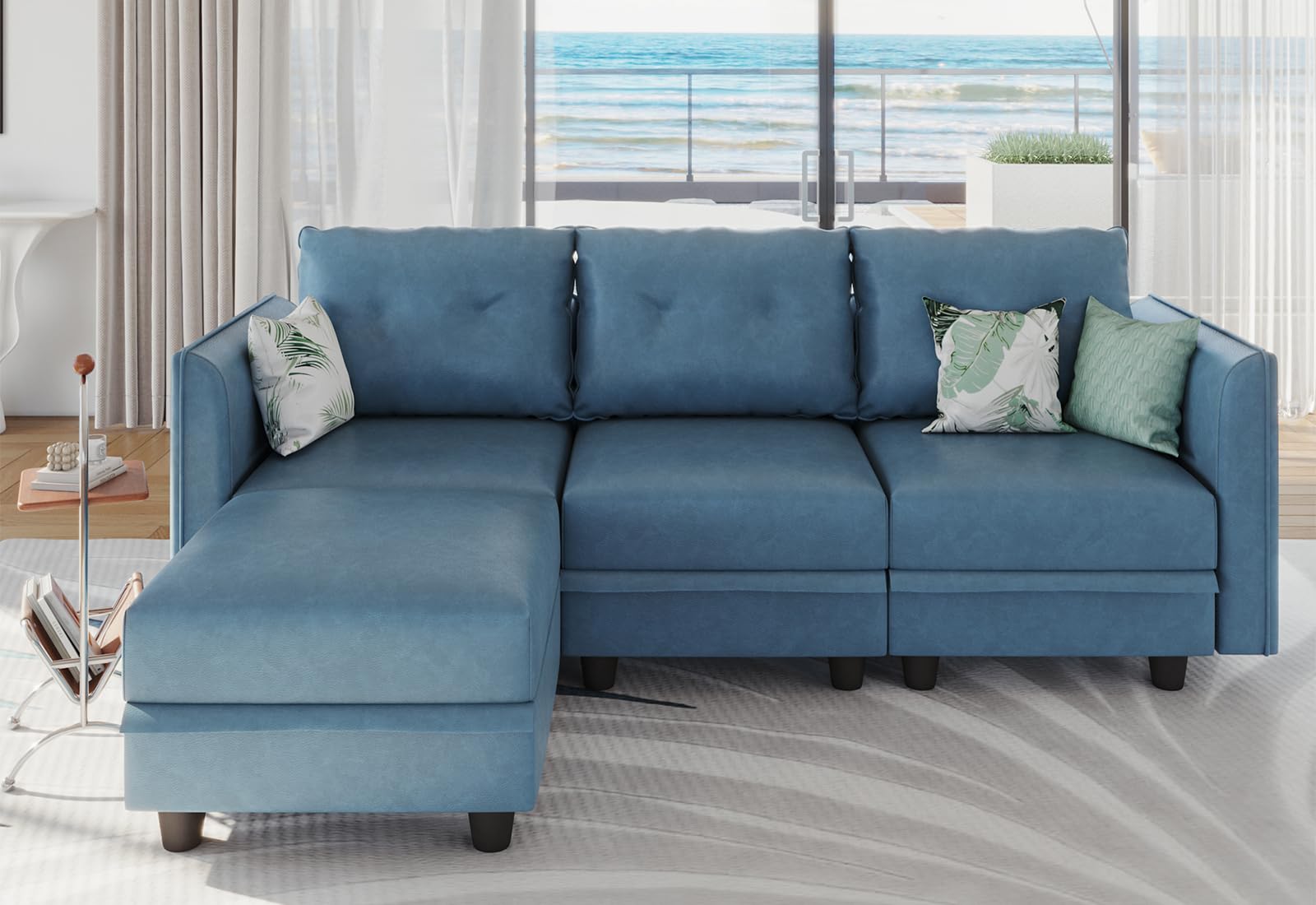 Modular Sectional Sofa with Storage - 86.2