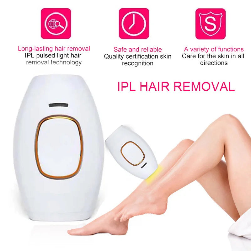 Best IPL Laser Hair Removal Device for Women & Men - Permanent Hair Reduction at Home - Painless & Effective for Legs, Underarms, Bikini Line & Face