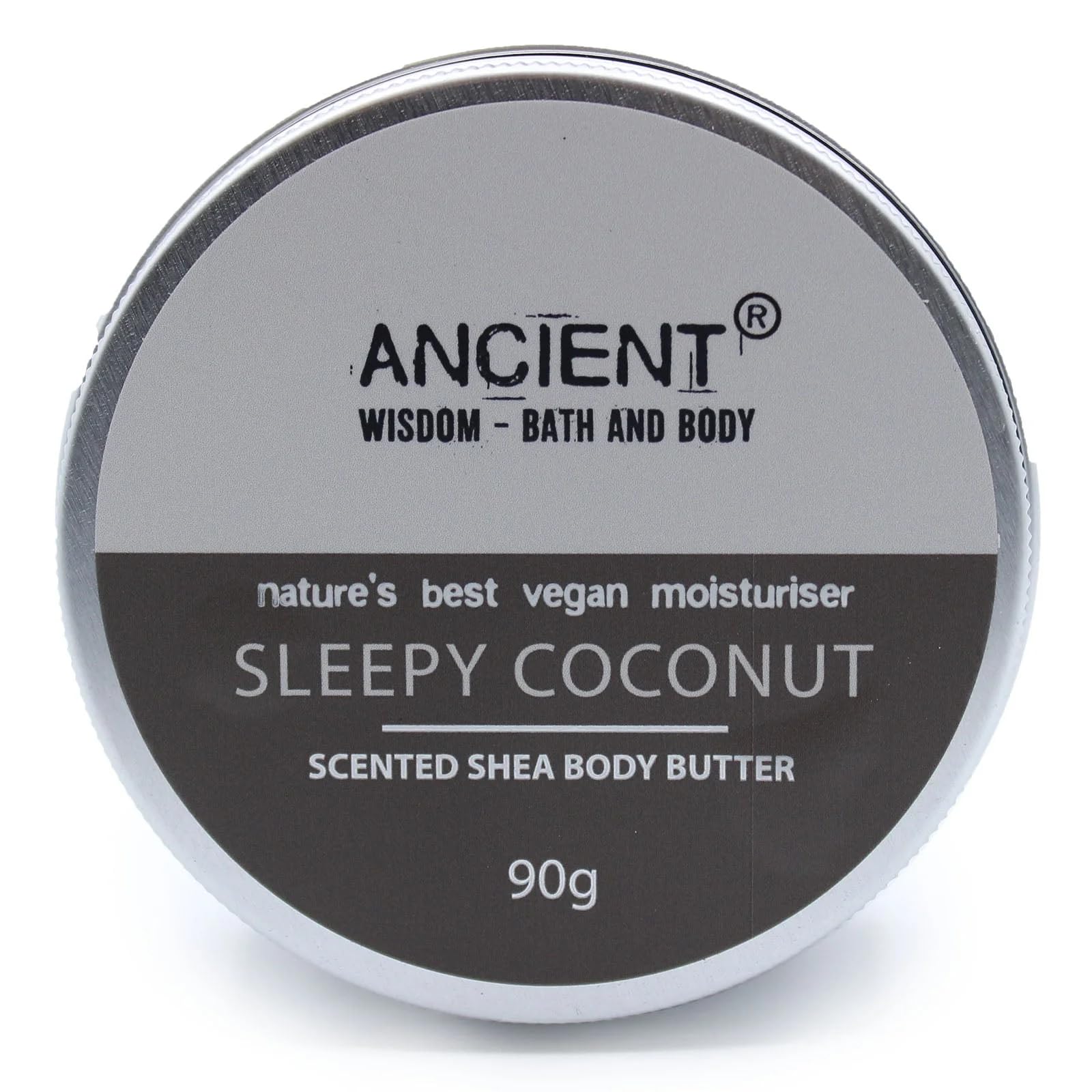 Organic Scented Shea Body Butter 90g - Sleepy Coconut Fragrance | Deep Moisturizing for Dry Skin | Perfect for Nighttime Relaxation & Aromatherapy