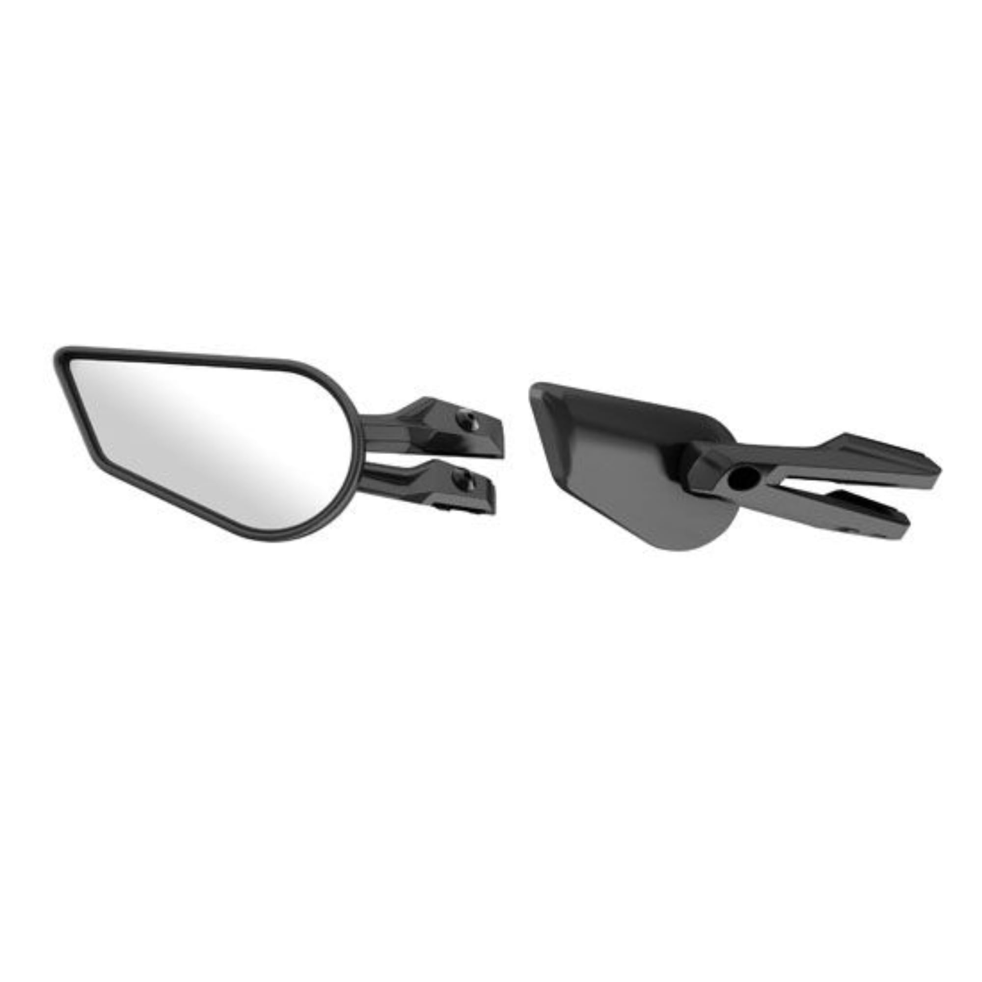 Ski-Doo OEM Deflector Mount Mirrors for Rev Gen 4 Snowmobiles - Compatible with Medium & Tall Windshields (Part# 860201285) - Perfect for Off-Trail Riding & Winter Adventures