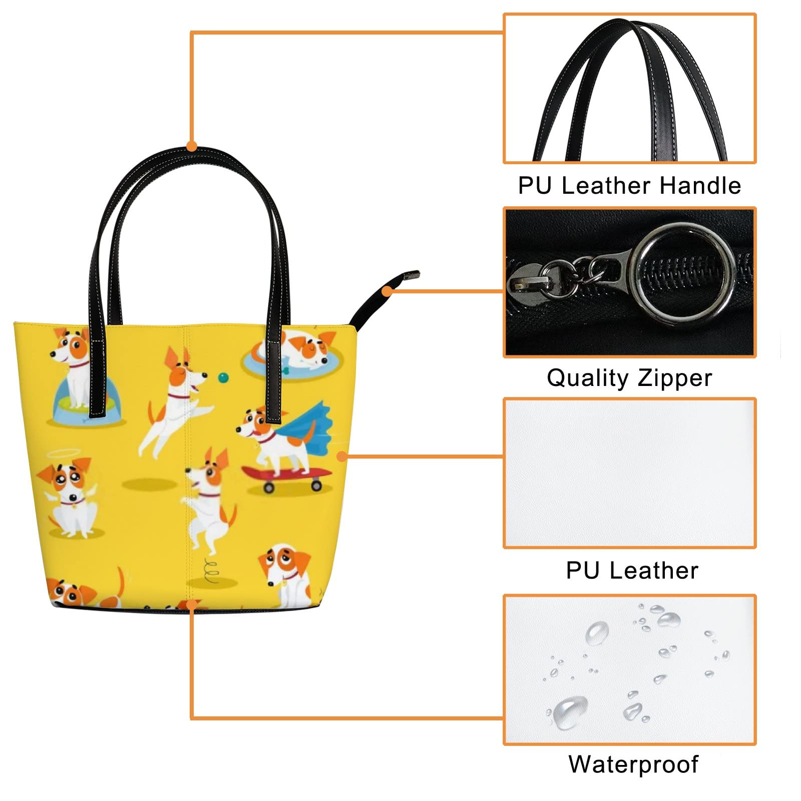 Premium Genuine Leather Tote Bag for Women - Stylish Crossbody Handbag with Adjustable Strap - Perfect for Work, Travel & Everyday Use