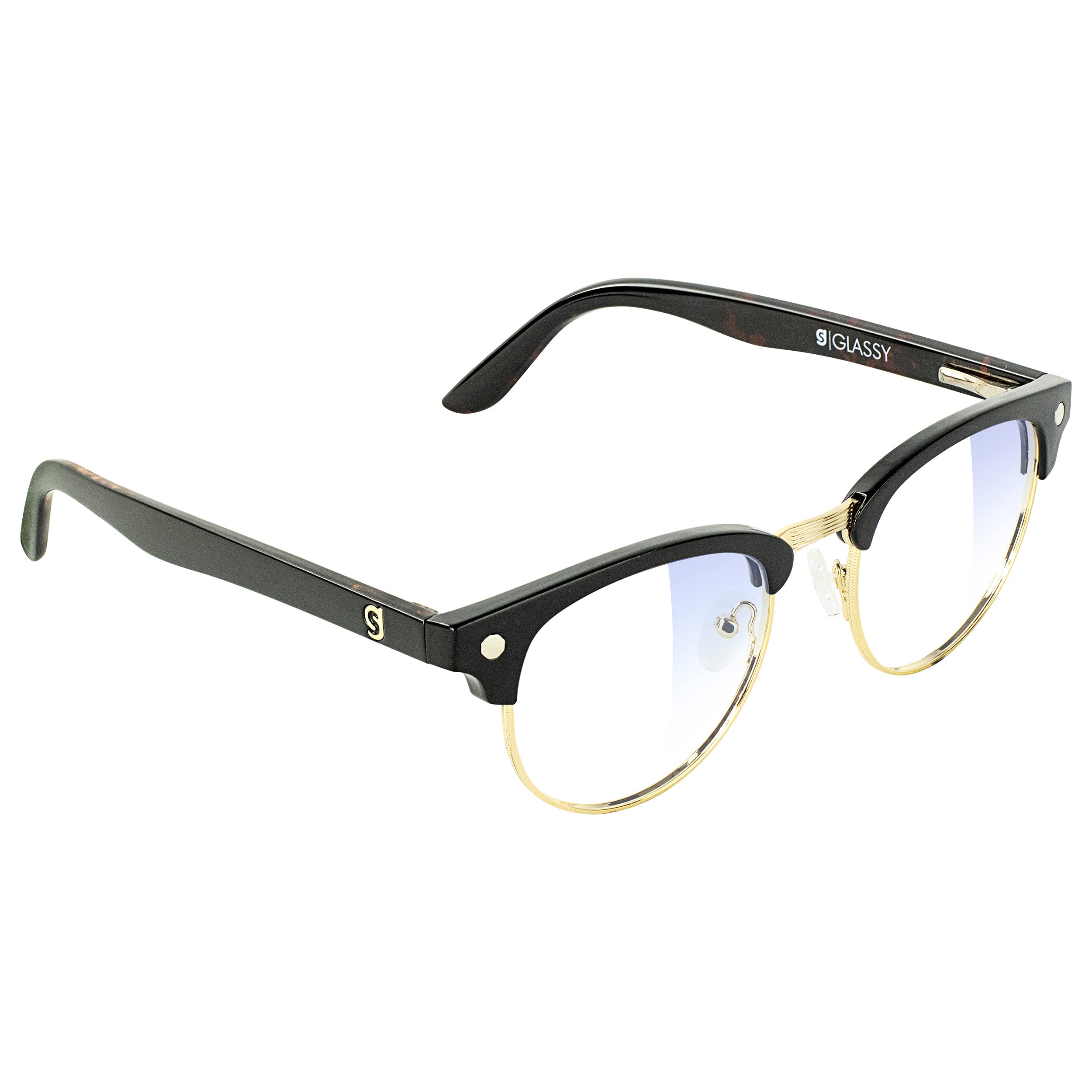 Premium Blue Light Blocking Glasses - Anti Eyestrain & Fatigue Relief for Computer Work, Gaming & Screen Time | Glassy Morrison UV Protection Eyewear for Digital Eye Strain