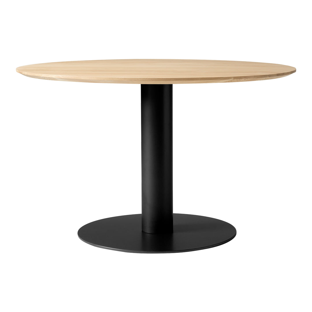 SK12 Modern Dining Table with Center Base - Perfect for Small Spaces, Apartments, and Cozy Kitchens