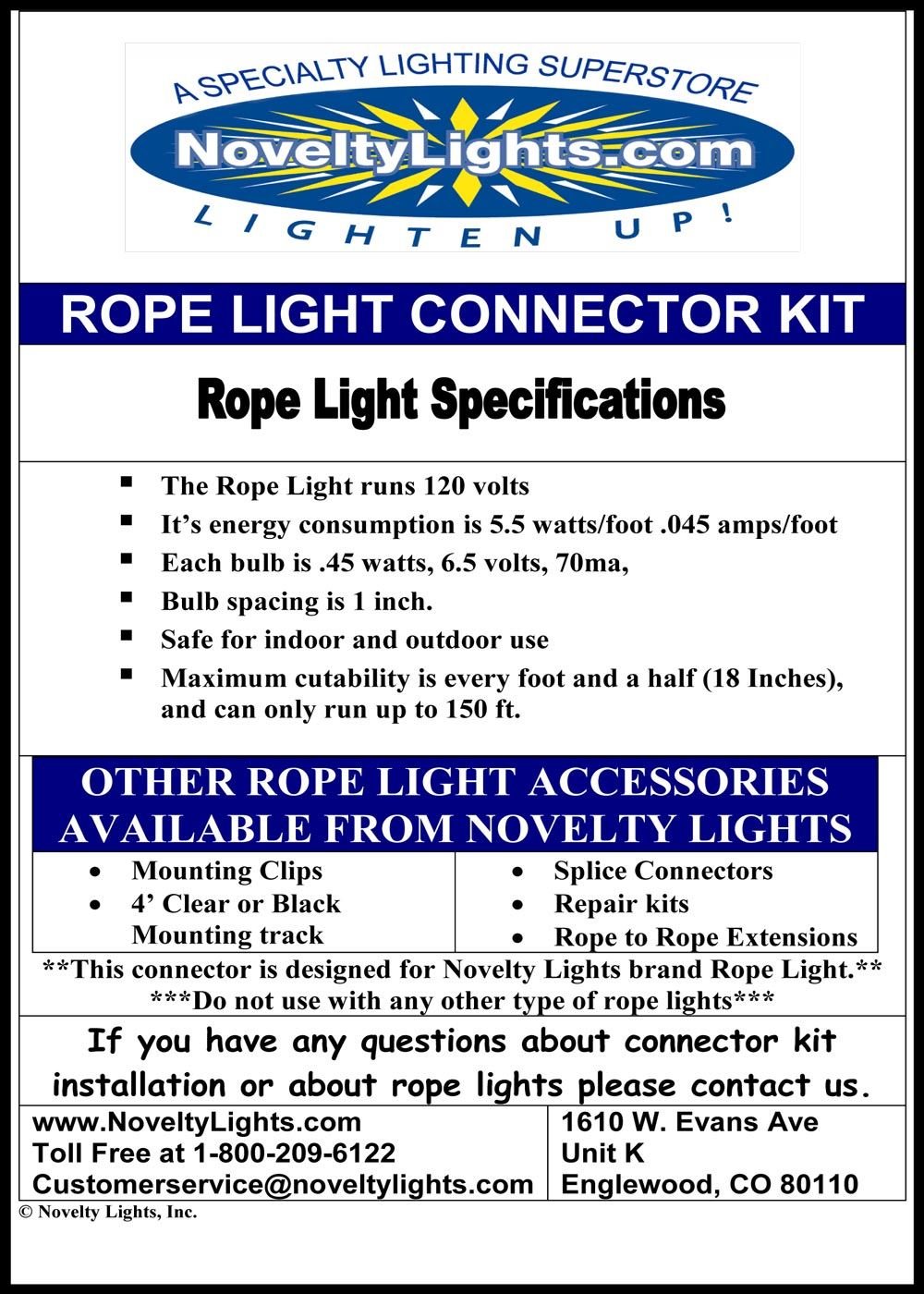 150ft Custom Cuttable Incandescent Rope Light Spool - 1/2
