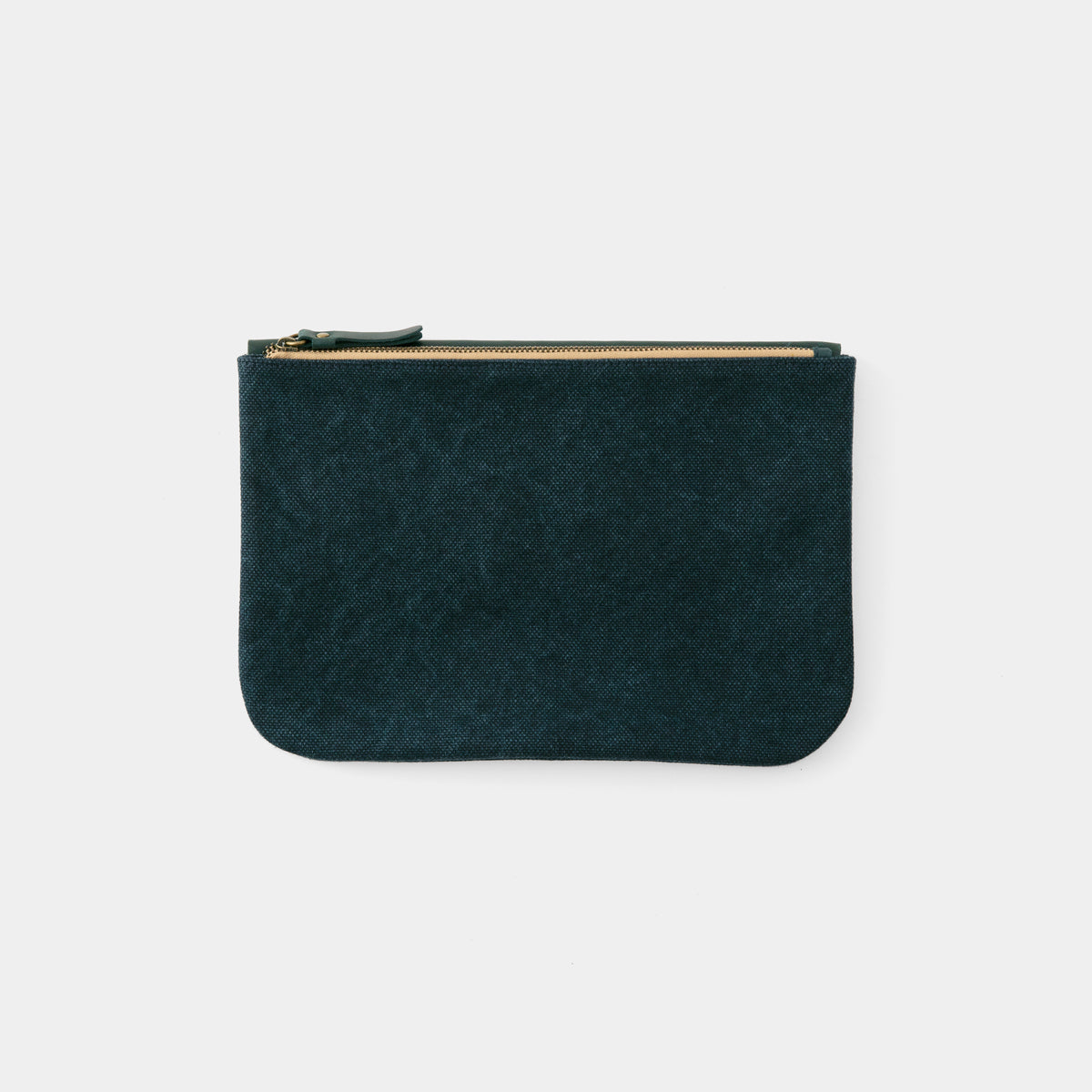 TRAVELER'S COMPANY Traveler's Factory Canvas Pouch - Medium Size in Blue | Durable Travel Organizer for Passport, Wallet & Accessories | Perfect for Daily Commute & Weekend Getaways