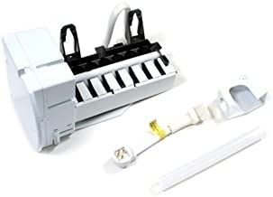 GE WR30X10093 Refrigerator Ice Maker Replacement Kit - Compatible with GE Refrigerators - White - Perfect for DIY Repair & Home Appliance Maintenance