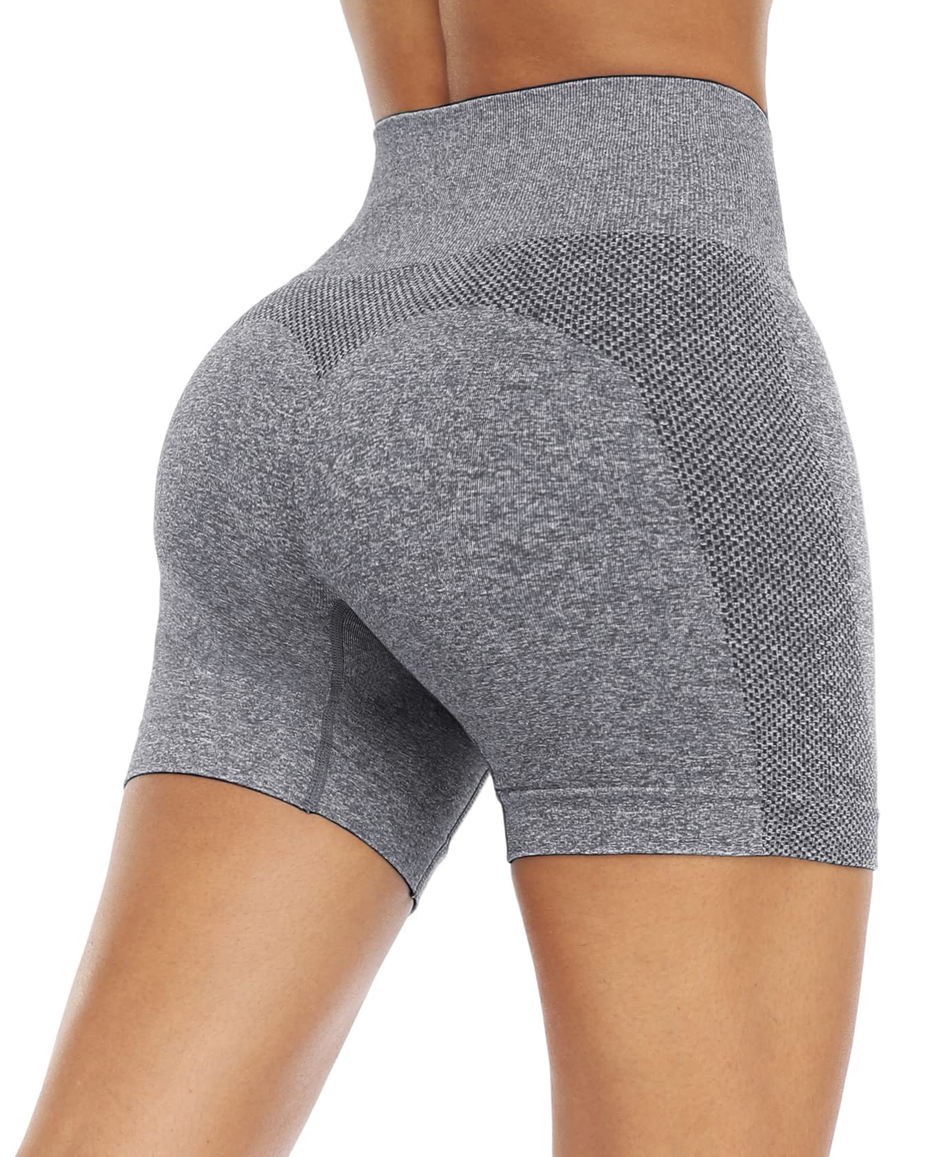 Women's High Waist Seamless Workout Shorts - Breathable Spandex Gym Shorts for Running, Yoga & Fitness | SALSPOR Athletic Shorts