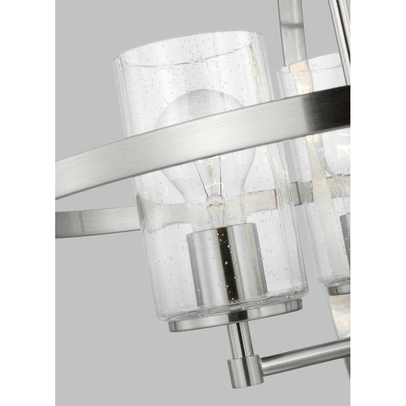 Alturas 3-Light Modern Chandelier with LED Bulbs Included - Elegant Ceiling Light Fixture for Dining Room, Bedroom or Living Room Decor