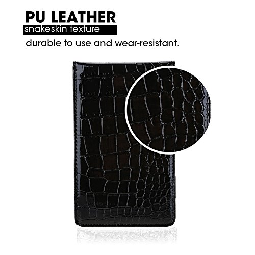 VGEBY PU Leather Score Counter Card Holder with Scorecards & Pencil - Black | Portable Golf & Poker Scoring Accessories for Tournaments & Game Nights