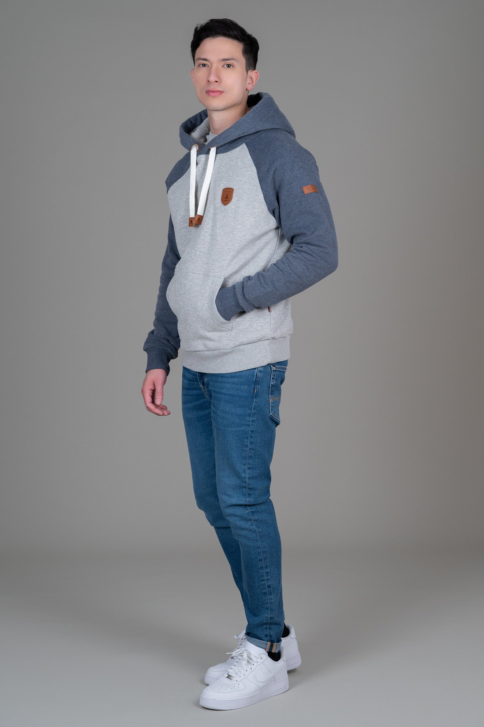 Lakewell Raglan Navy Mix - Premium Men's Long Sleeve Baseball Tee for Casual Wear & Street Style Fashion
