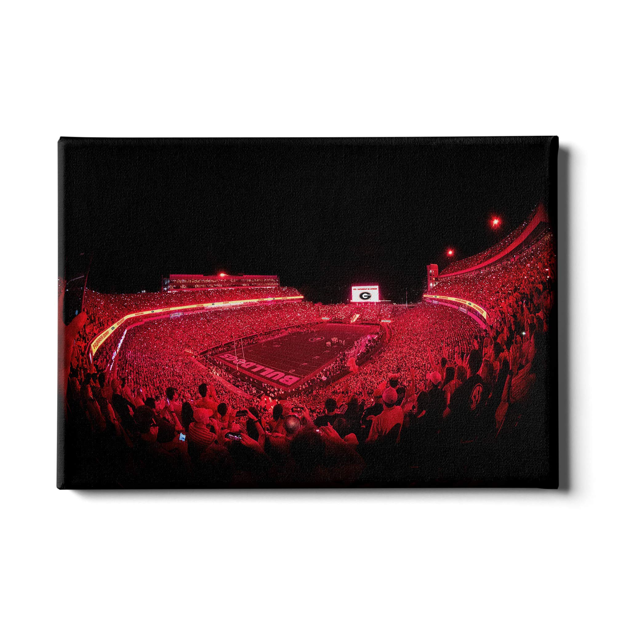 Georgia Bulldogs LED Light Strip - Sanford Stadium Red Game Day Lights for Home Decor, Dorm Room & Tailgating Parties